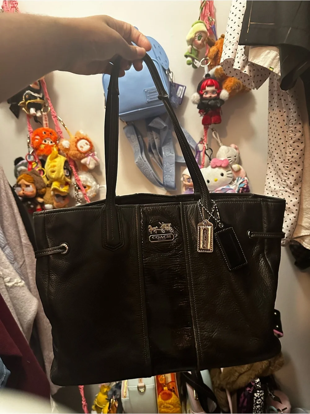 Black coach bag